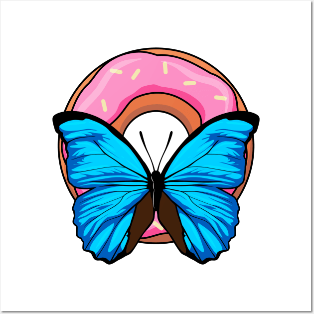 Butterfly with Donut Wall Art by Markus Schnabel